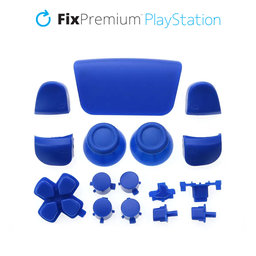 FixPremium - Éléments décoratifs pour PS5 DualSense, bleu