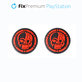 FixPremium - Capuchons de poignée pour contrôleur de crâne PS4/PS5 - Set 2pcs