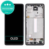 Samsung Galaxy A52 5G A526B, A52s 5G A528B - Écran LCD + Écran tactile + Cadre (Awesome Black) OLED