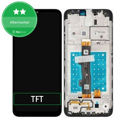 Motorola Moto E7 XT2095 - Écran LCD + Écran Tactile + Cadre (Gris Minéral) TFT