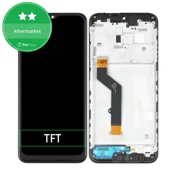 Motorola Moto E7 Plus XT2081 - Écran LCD + Écran tactile + Cadre (Noir) TFT