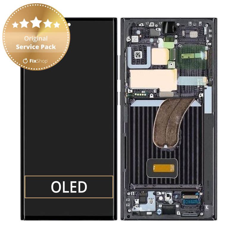 Génuine Ecran LCD Complet sur Châssis Noir INFINIX ( RACE JET 4G X505