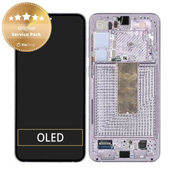 Samsung Galaxy S23 Plus S916B - Écran LCD + Écran Tactile + Cadre (Lavender) - GH82-30478D, GH82-30476D, GH82-30477D Genuine Service Pack