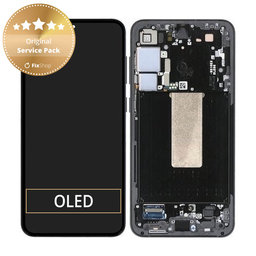 Samsung Galaxy S23 Plus S916B - Écran LCD + Écran Tactile + Cadre (Graphite) - GH82-30478E, GH82-30476E, GH82-30477E Genuine Service Pack