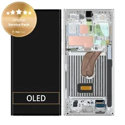 Samsung Galaxy S23 Ultra S918B - Écran LCD + Écran Tactile + Cadre (Lime) (Sky Blue) - GH82-30466G, GH82-30465G Genuine Service Pack