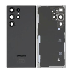 Samsung Galaxy S23 Ultra S918B - Cache batterie (noir fantôme) - GH82-30400A Genuine Service Pack