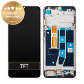 Oppo A54s CPH2273 - Écran LCD + Écran Tactile + Cadre (Noir) - 4908020 Genuine Service Pack