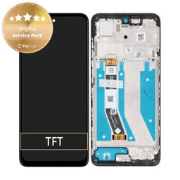 Motorola Moto G73 - Écran LCD + Ecran Tactile + Cadre (Black) - 5D68C22272 Genuine Service Pack