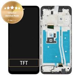 Motorola Moto G53 5G - Écran LCD + Écran Tactile + Cadre (Noir) - 5D68C22150 Genuine Service Pack