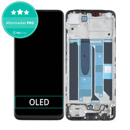 Realme 8 RMX3085 - Écran LCD + Écran tactile + Cadre (Cyber Black) OLED