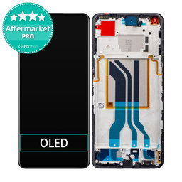 Realme GT 2 5G RMX3310 RMX3312 - Écran LCD + Écran tactile + Cadre (Acier Noir) OLED