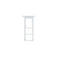 Samsung Galaxy A14 A145F - Tiroir SIM (Argent) - GH81-23521A Genuine Service Pack