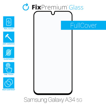 FixPremium FullCover Glass - Verre trempé pour Samsung Galaxy A34 5G