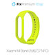 FixPremium - Bracelet en silicone pour Xiaomi Mi Band (5/6/7/7 NFC), jaune