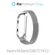 FixPremium - Sangle Milanese Loop pour Xiaomi Mi Band (5/6/7/7 NFC), argent