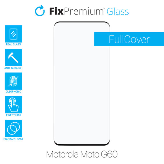 FixPremium FullCover Glass - Verre Trempé pour Motorola Moto G60
