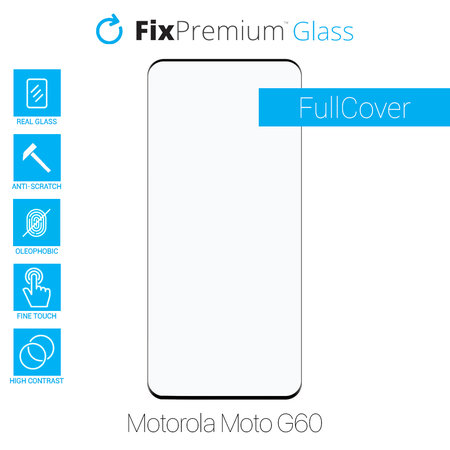 FixPremium FullCover Glass - Verre Trempé pour Motorola Moto G60