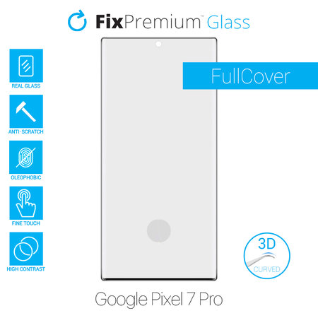 FixPremium FullCover Glass - Verre trempé pour Google Pixel 7 Pro