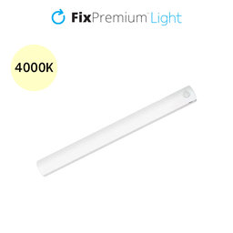 FixPremium - Veilleuse LED avec détecteur de mouvement (jaune chaud), (0,3 m), blanc