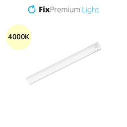 FixPremium - Veilleuse LED avec détecteur de mouvement (jaune chaud), (0,2 m), blanc