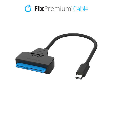 FixPremium - Câble - USB-C / SATA 2,5", noir