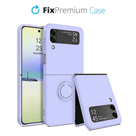 FixPremium - Coque Ring pour Samsung Galaxy Z Flip 4, violet