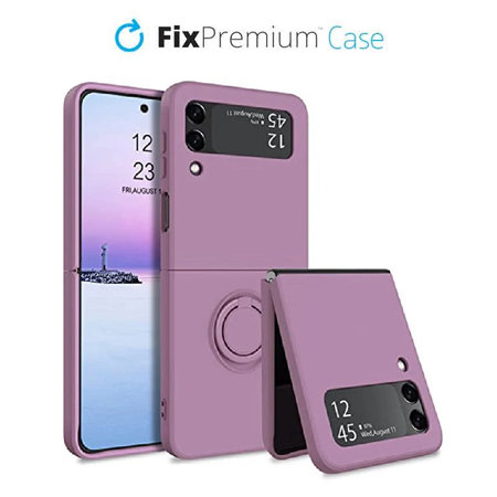 FixPremium - Coque Ring pour Samsung Galaxy Z Flip 4, violet