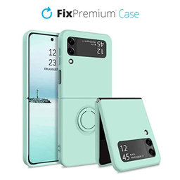 FixPremium - Étui Anneau pour Samsung Galaxy Z Flip 4, vert