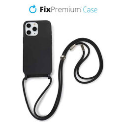 FixPremium - Étui en silicone s String pour iPhone 11 Pro Max, noir