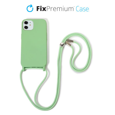 FixPremium - Étui en silicone s String pour iPhone 11, vert