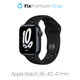 FixPremium - Bracelet sport en silicone pour Apple Watch (38, 40 et 41 mm), noir