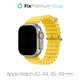FixPremium - Bracelet Ocean Loop pour Apple Watch (42, 44, 45 et 49 mm), jaune