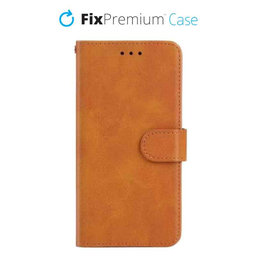 FixPremium - Étui portefeuille pour iPhone 11 Pro, marron