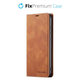 FixPremium - Étui Business Wallet pour iPhone 14 Pro, marron