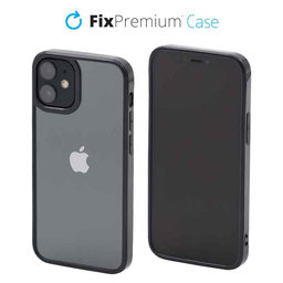 FixPremium - Coque Invisible pour iPhone 12 mini, noir