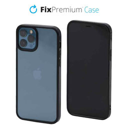 FixPremium - Coque Invisible pour iPhone 12 & 12 Pro, noir