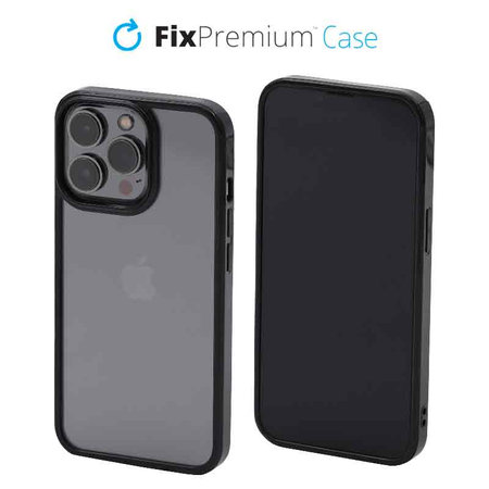 FixPremium - Coque Invisible pour iPhone 13 Pro, noir