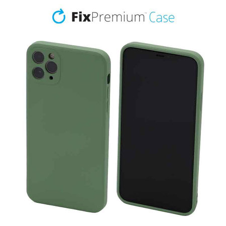 FixPremium - Coque en caoutchouc pour iPhone 11 Pro Max, vert