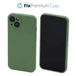 FixPremium - Coque en caoutchouc pour iPhone 13 & 14, vert