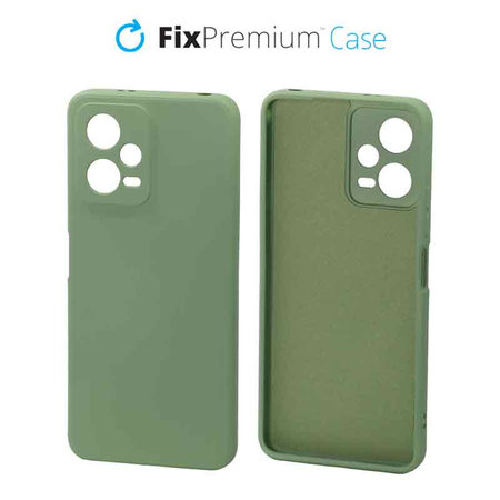 FixPremium - Coque en caoutchouc pour Xiaomi Redmi Note 12 5G, vert