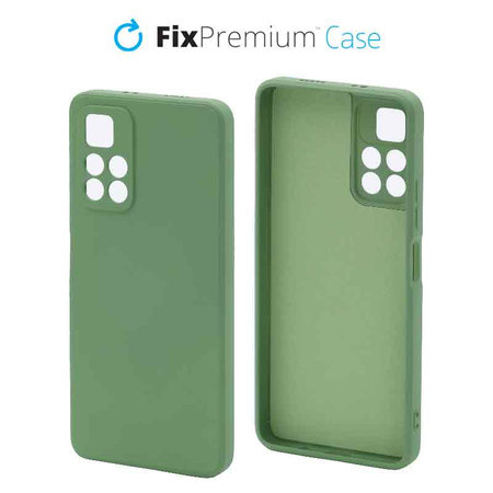 FixPremium - Coque en caoutchouc pour Xiaomi Redmi Note 11S 5G, vert