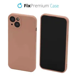 FixPremium - Coque en caoutchouc pour iPhone 13 & 14, orange