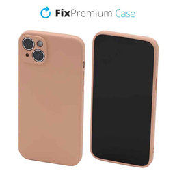 FixPremium - Coque en caoutchouc pour iPhone 14 Plus, orange