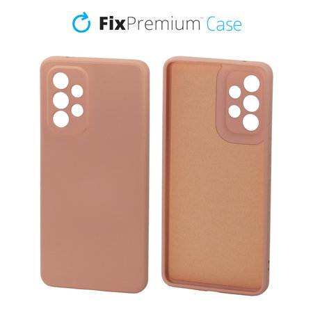 FixPremium - Coque en caoutchouc pour Samsung Galaxy A53 5G, orange