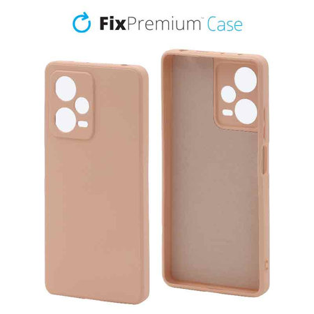 FixPremium - Coque en caoutchouc pour Xiaomi Redmi Note 12 Pro Plus, orange