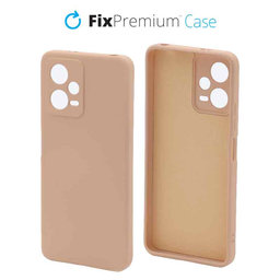 FixPremium - Coque en caoutchouc pour Xiaomi Redmi Note 12 5G, orange