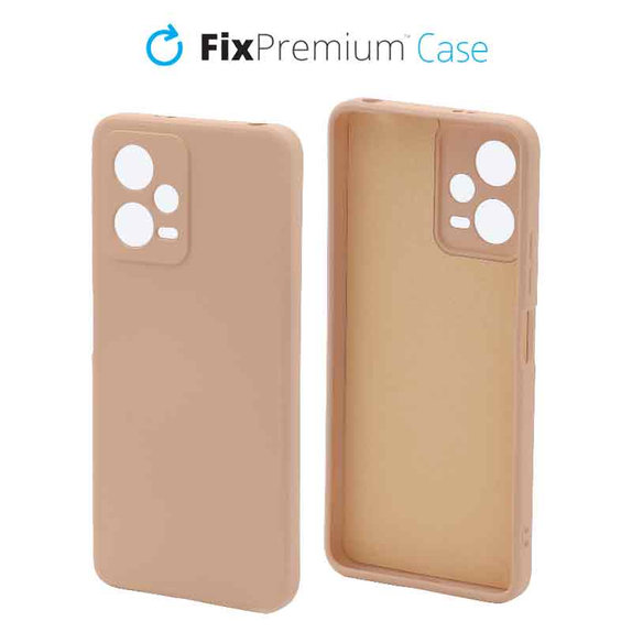 FixPremium - Coque en caoutchouc pour Xiaomi Redmi Note 12 5G, orange