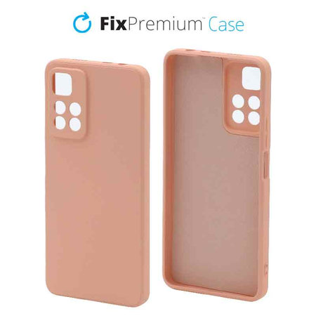 FixPremium - Coque en caoutchouc pour Xiaomi Redmi Note 11 Pro Plus, orange