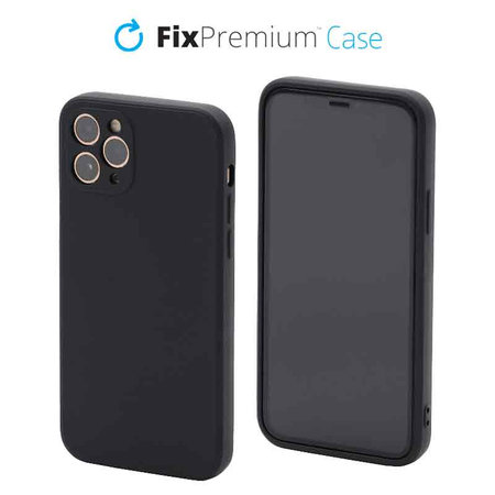 FixPremium - Coque en caoutchouc pour iPhone 11 Pro, noir