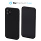 FixPremium - Coque en caoutchouc pour iPhone 12 mini, noir